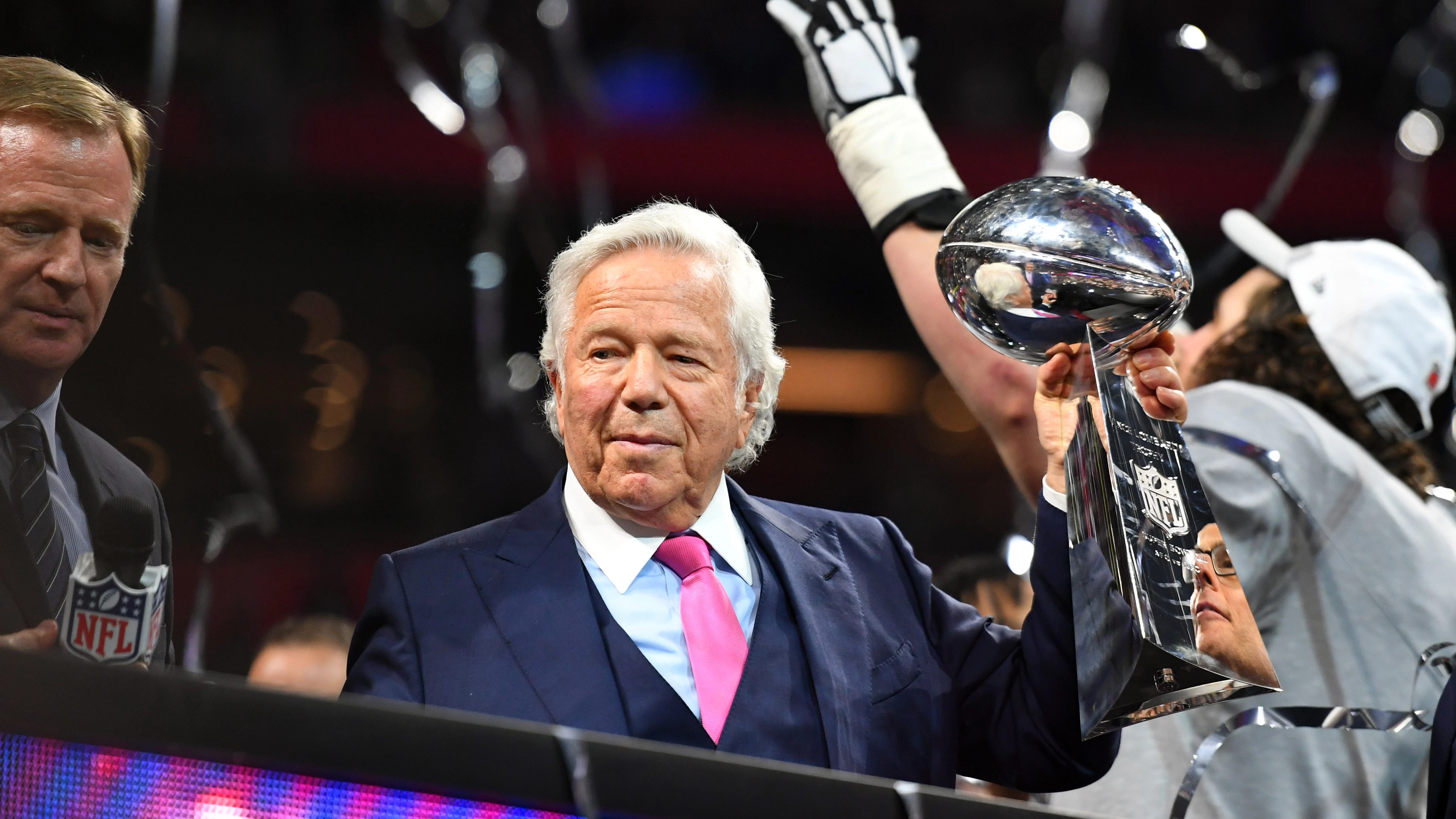 Robert Kraft, presidente de los New England Patriots