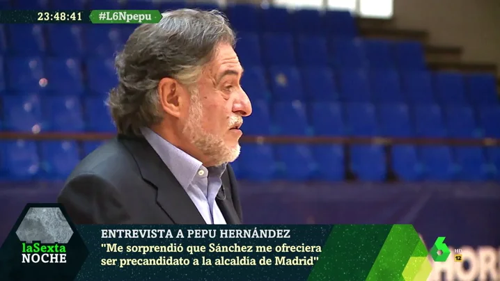Pepu Hernández desvela cómo fue la llamada de Pedro Sánchez para que optara al Ayuntamiento de Madrid Pepu Hernández desvela cómo fue la llamada de Pedro Sánchez para que optara al Ayuntamiento de Madrid