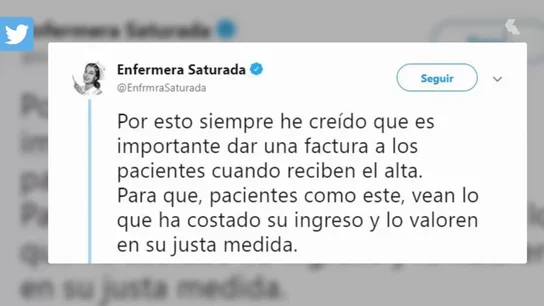 Las redes estallan contra un indignante comentario de un paciente que recibió un tratamiento de alto coste en la sanidad pública Las redes estallan contra un indignante comentario de un paciente que recibió un tratamiento de alto coste en la sanidad pública