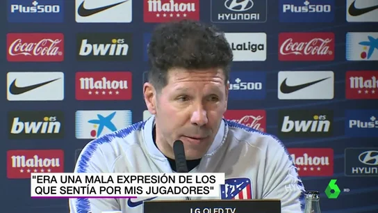 Simeone pide perdón por su celebración ante la Juventus: "Me disculpo una vez más con la gente que se haya sentido ofendida" Simeone pide perdón por su celebración ante la Juventus: "Me disculpo una vez más con la gente que se haya sentido ofendida"