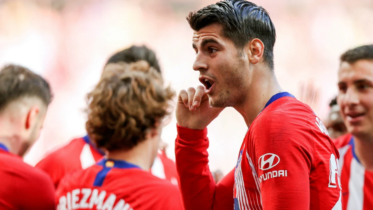 Morata le 'dedica' su gol al VAR