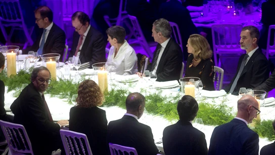 El rey Felipe VI (d) y el presidente de la Generalitat, Quim Torra El rey Felipe VI (d) y el presidente de la Generalitat, Quim Torra