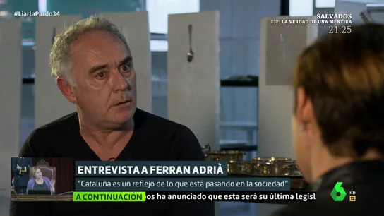 Ferran Adrià en Liarla Pardo Ferran Adrià en Liarla Pardo