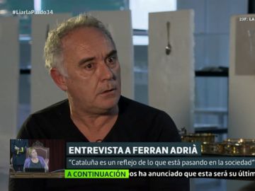 Ferran Adrià en Liarla Pardo Ferran Adrià en Liarla Pardo