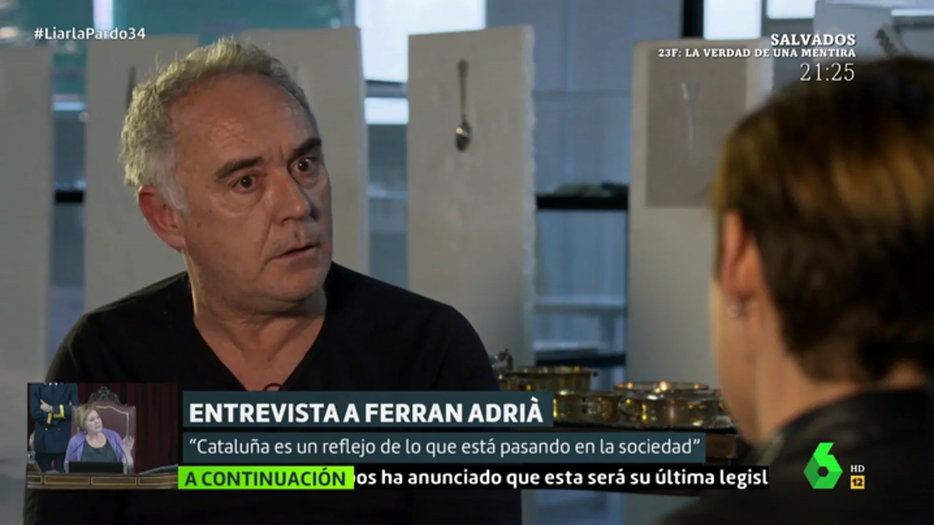 Ferran Adrià en Liarla Pardo