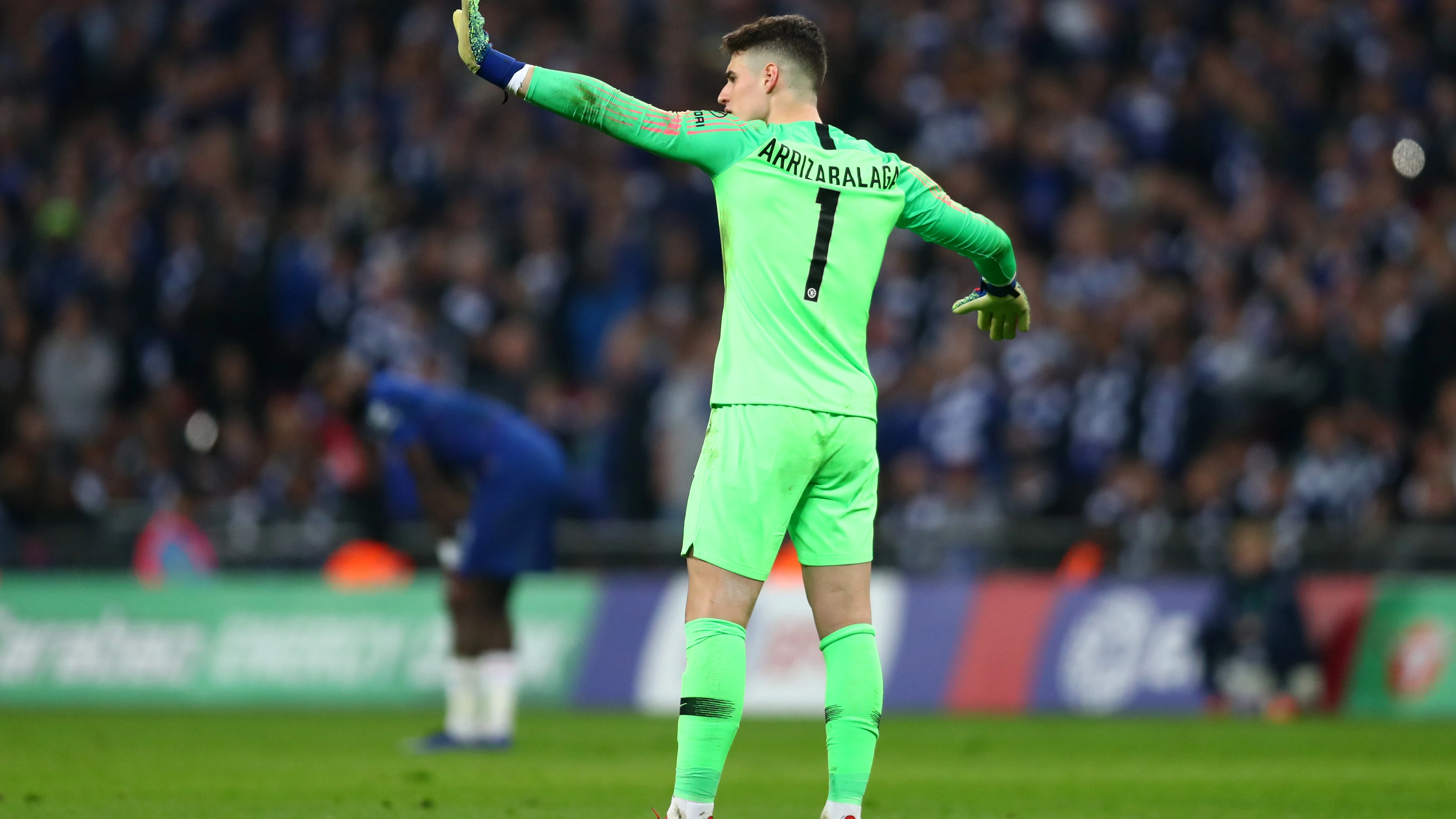 Kepa Arrizabalaga pide no ser cambiado en Wembley