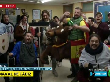 El Objetivo se cuela en pleno ensayo de la chirirgota del Cascana El Objetivo se cuela en pleno ensayo de la chirirgota del Cascana
