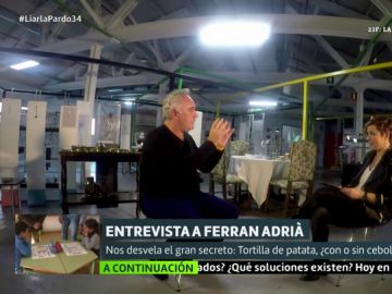 Ferran Adrià desvela el gran secreto: ¿tortilla de patata con cebolla o sin cebolla? Ferran Adrià desvela el gran secreto: ¿tortilla de patata con cebolla o sin cebolla?