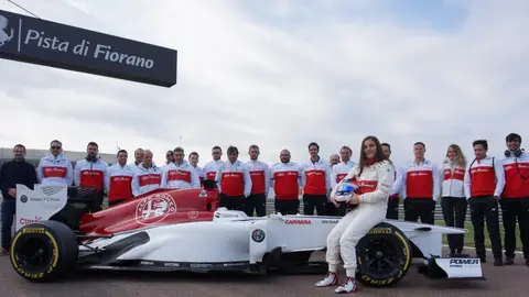 Tatiana Calderon Sauber Test Fiorano 2018 Tatiana Calderon Sauber Test Fiorano 2018