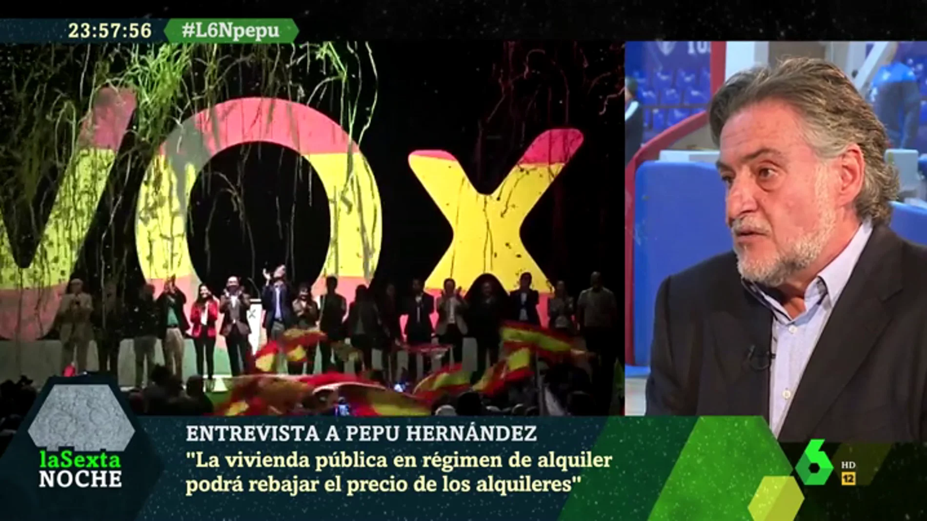 Pepu Hernández lanza una advertencia sobre Vox: "El pasado no puede formar parte de nuestro futuro"