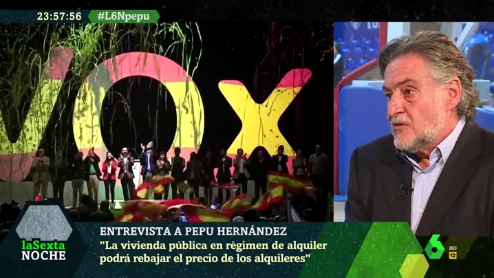 Pepu Hernández lanza una advertencia sobre Vox: "El pasado no puede formar parte de nuestro futuro"