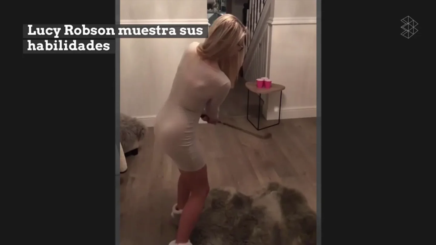 El vídeo viral de la golfista Lucy Robson: ¡vaya puntería! El vídeo viral de la golfista Lucy Robson: ¡vaya puntería!