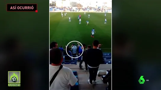 Imágenes inéditas de la agresión de los ultras del Xerez CD a dos jugadores del Écija Imágenes inéditas de la agresión de los ultras del Xerez CD a dos jugadores del Écija