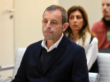 Sandro Rosell, en su comparecencia ante el juez Sandro Rosell, en su comparecencia ante el juez