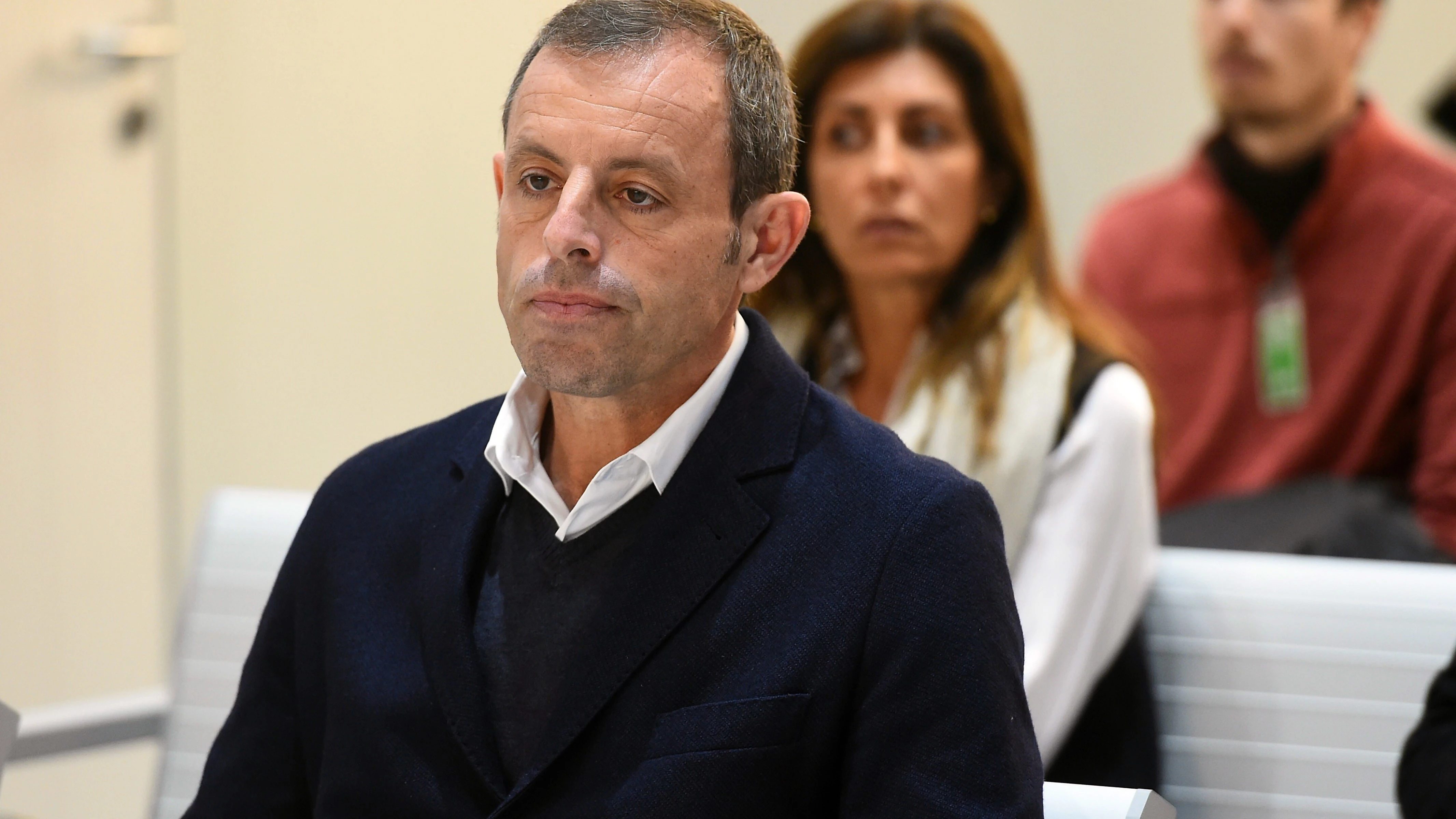 Sandro Rosell, en su comparecencia ante el juez