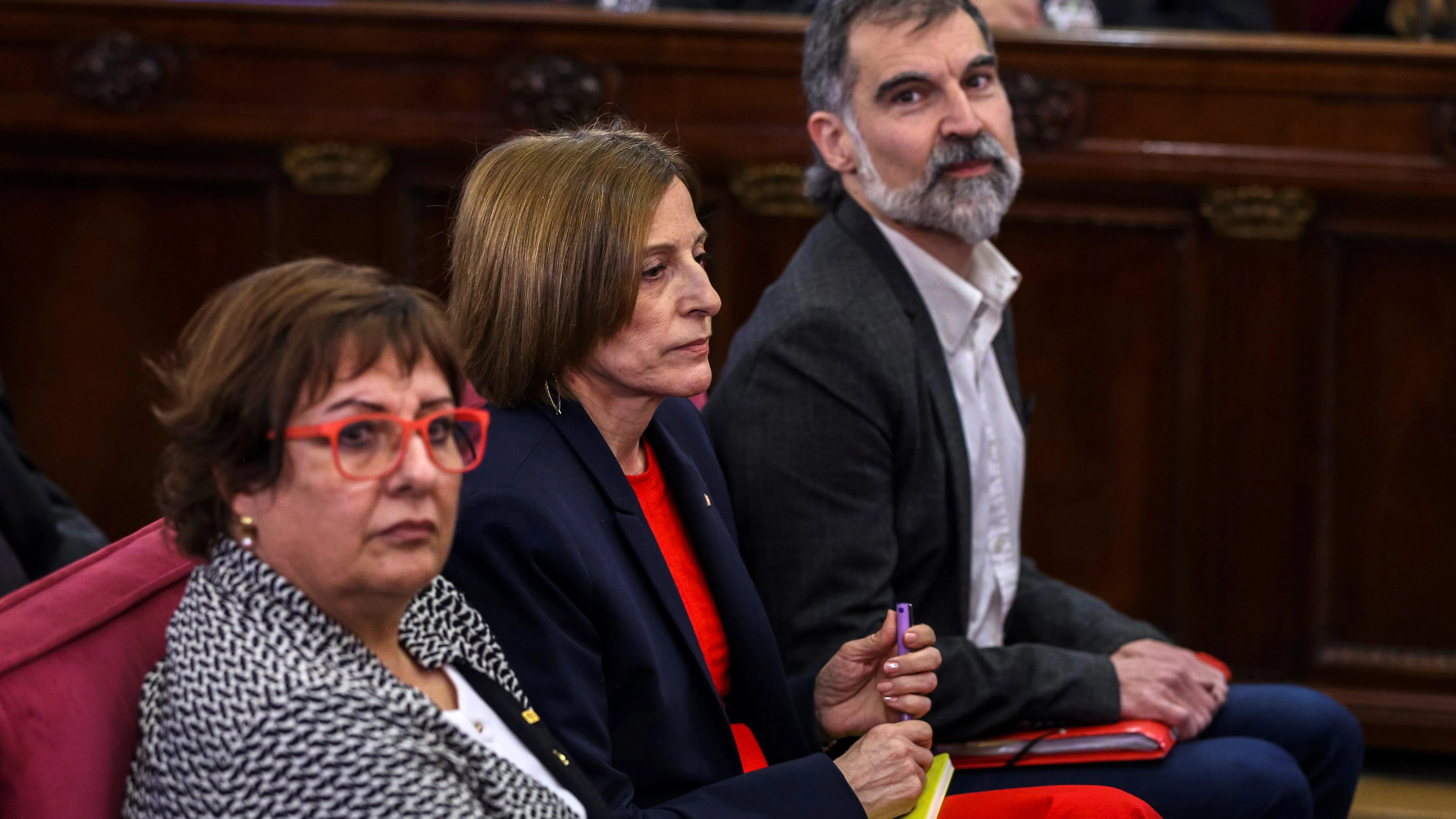 Jordi Cuixart y Carme Forcadell