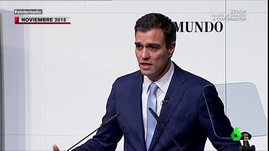 El Intermedio le recuerda a Pedro Sánchez cómo hablaba de los decretos ley: "Antes no le gustaban, ahora los usa hasta en campaña electoral" El Intermedio le recuerda a Pedro Sánchez cómo hablaba de los decretos ley: "Antes no le gustaban, ahora los usa hasta en campaña electoral"