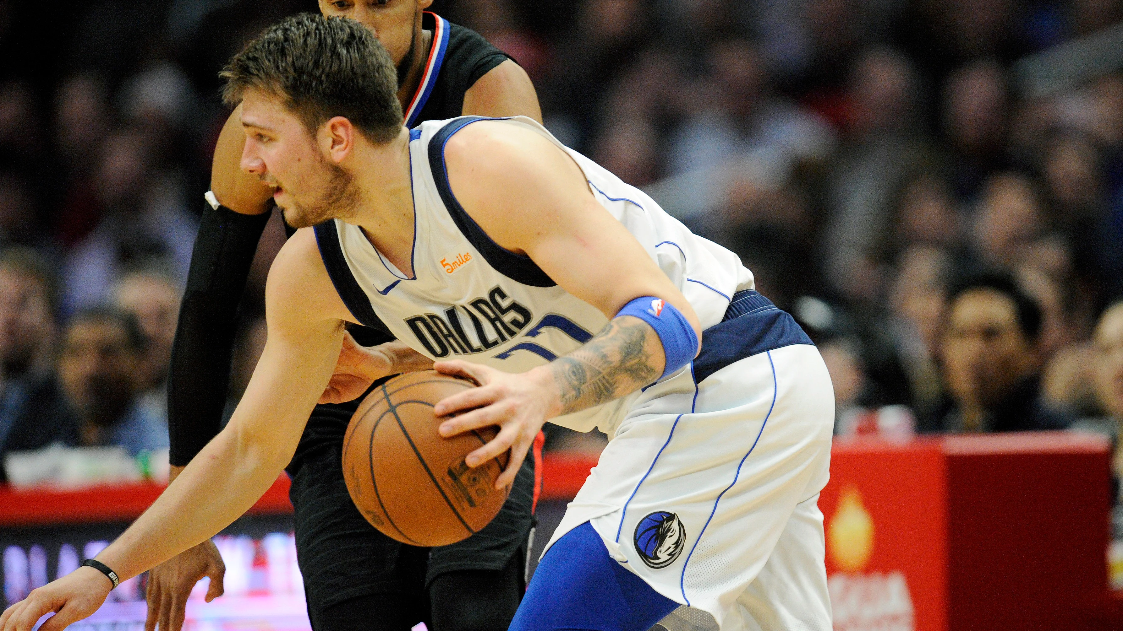 Luka Doncic, contra Los Angeles Clippers