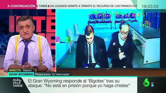 Wyoming, sobre las declaraciones de 'El Bigotes': "Dentro de la trama Gürtel, él es claramente el pringado" Wyoming, sobre las declaraciones de 'El Bigotes': "Dentro de la trama Gürtel, él es claramente el pringado"
