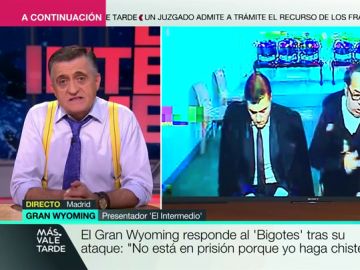 Wyoming, sobre las declaraciones de 'El Bigotes': "Dentro de la trama Gürtel, él es claramente el pringado" Wyoming, sobre las declaraciones de 'El Bigotes': "Dentro de la trama Gürtel, él es claramente el pringado"