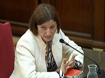 La expresidenta del Parlament Carme Forcadell durante su declaración La expresidenta del Parlament Carme Forcadell durante su declaración