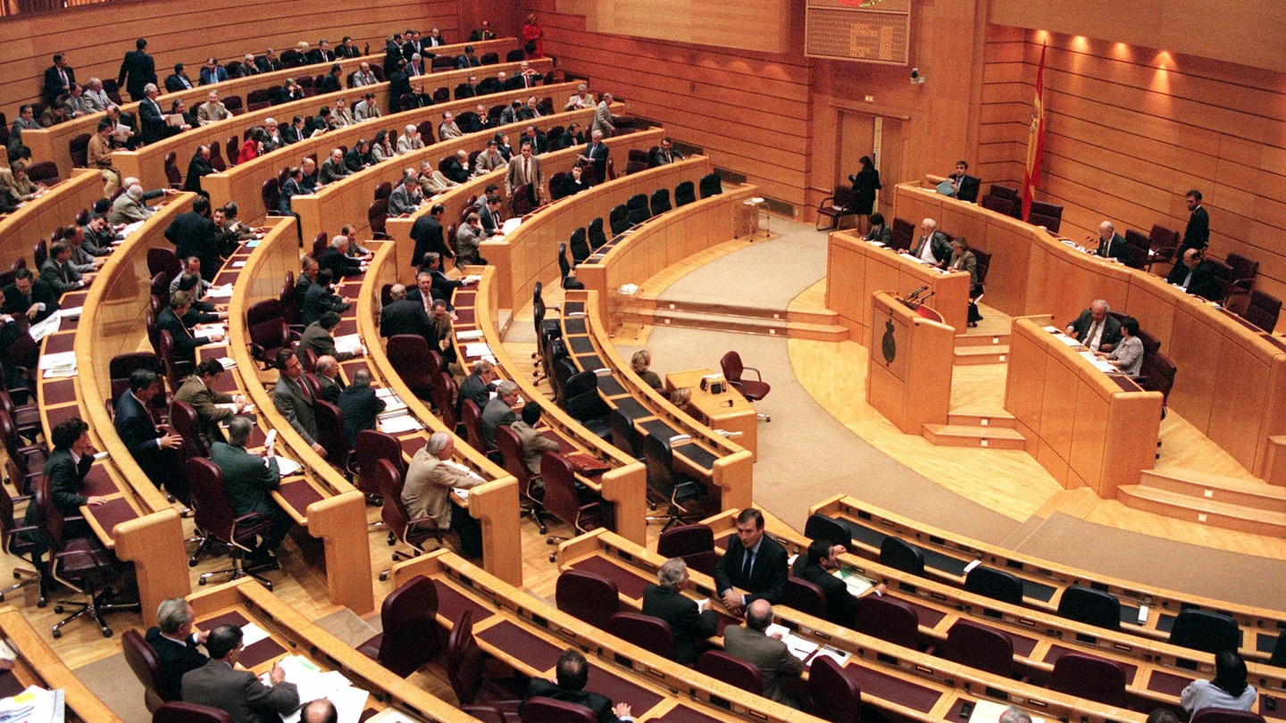 Vista general del pleno del Senado. Vista general del pleno del Senado.