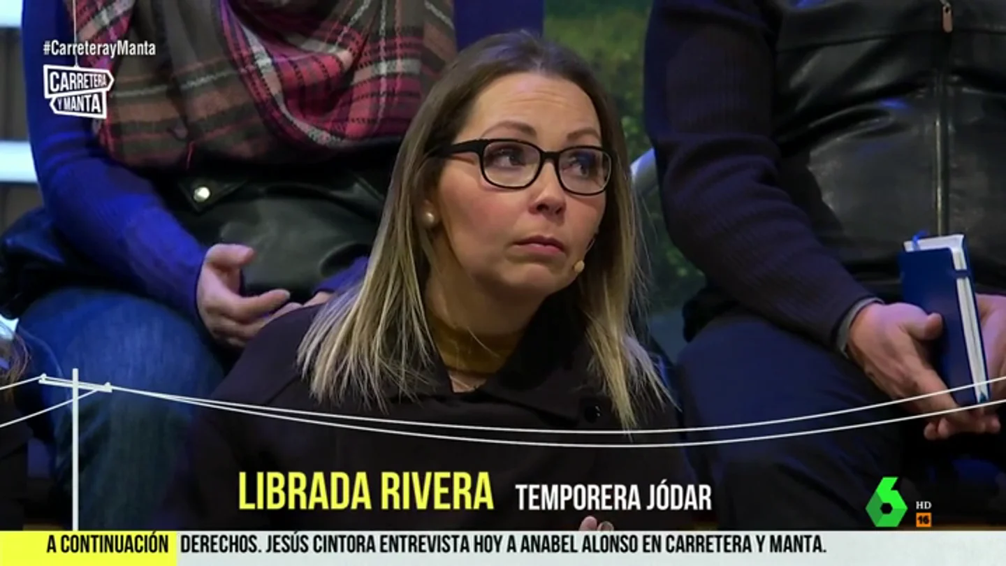Librada Rivera, temporera Jódar Librada Rivera, temporera Jódar