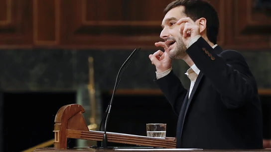El diputado de Unidos Podemos, Pablo Bustinduy El diputado de Unidos Podemos, Pablo Bustinduy