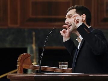El diputado de Unidos Podemos, Pablo Bustinduy El diputado de Unidos Podemos, Pablo Bustinduy
