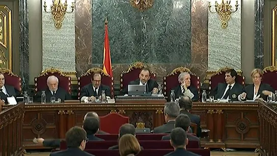 Imagen del jurado del Tribunal Supremo durante el juicio del procés Imagen del jurado del Tribunal Supremo durante el juicio del procés