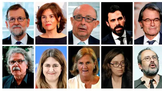 Testigos del juicio del 'procés' Testigos del juicio del 'procés'