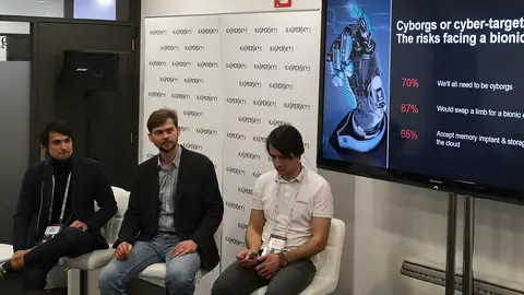 Rueda de prensa de Kaspersky durante el MWC Rueda de prensa de Kaspersky durante el MWC