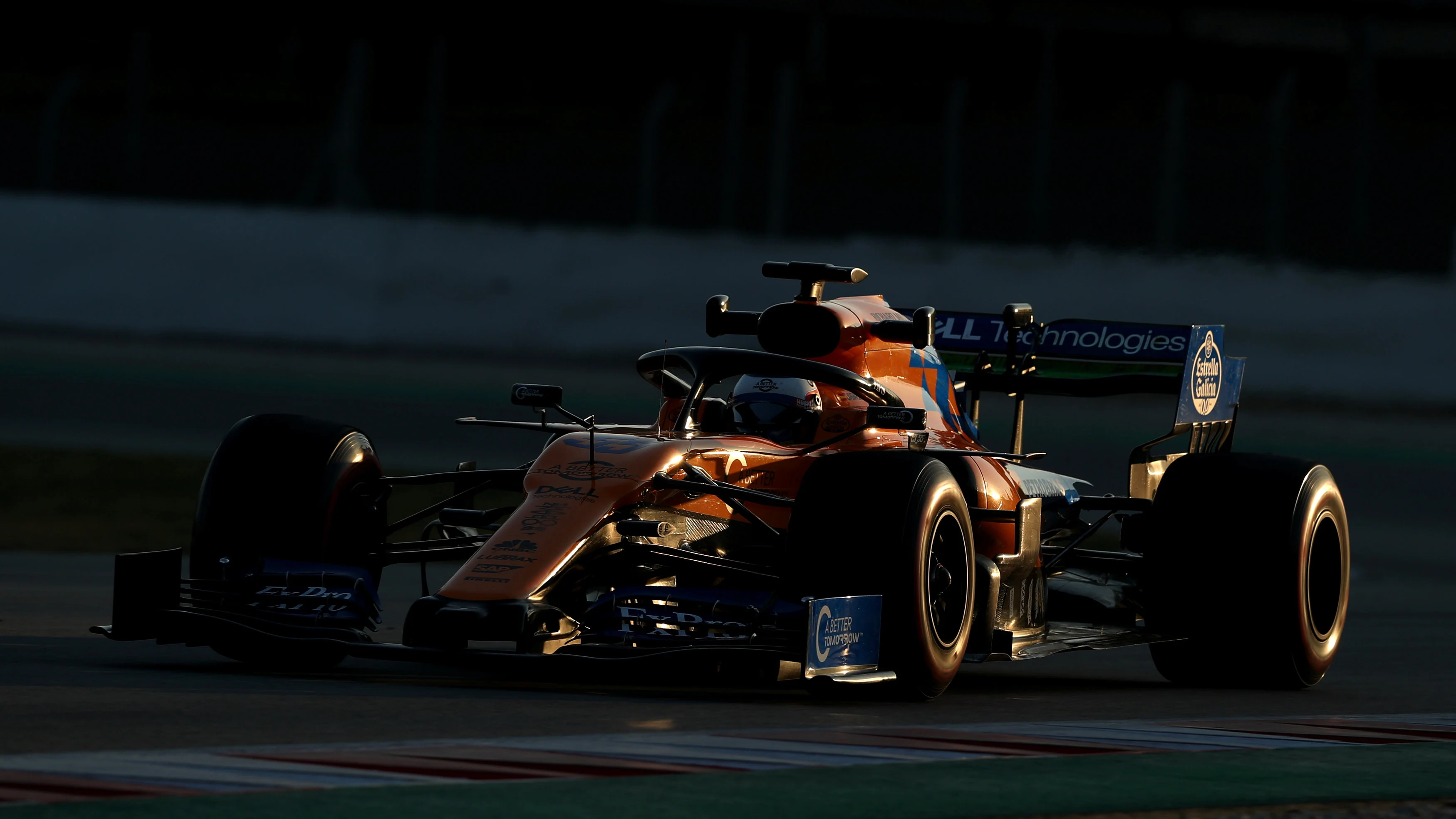 Carlos Sainz en los test de Montmeló