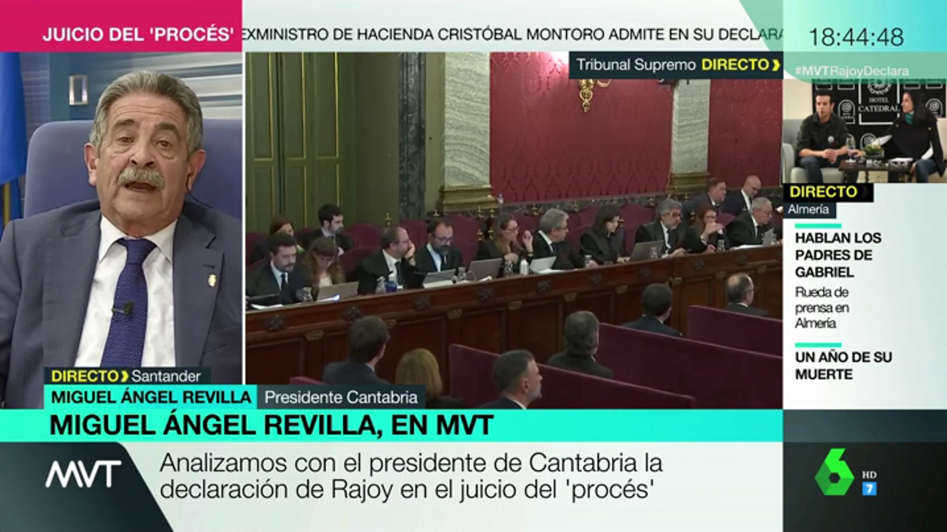 Miguel Ángel Revilla: "Es lamentable que en campaña electoral sólo se hable de Cataluña"