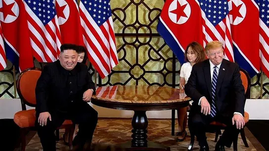 El líder norcoreano, Kim Jong-un y el presidente estadounidense, Donald Trump El líder norcoreano, Kim Jong-un y el presidente estadounidense, Donald Trump