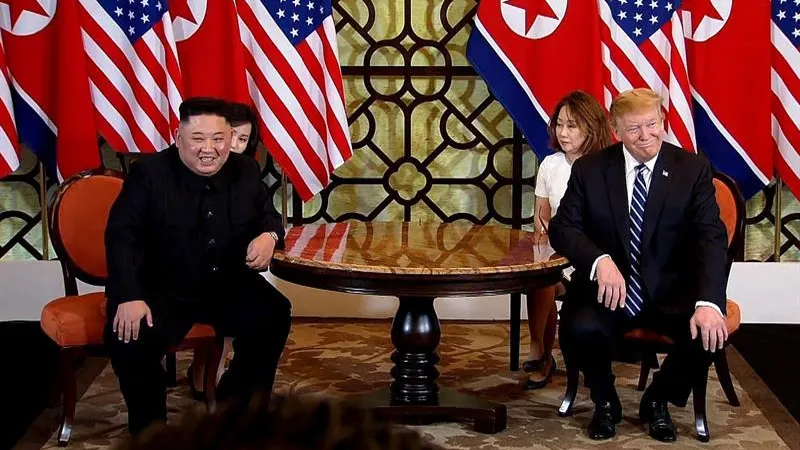 El líder norcoreano, Kim Jong-un y el presidente estadounidense, Donald Trump