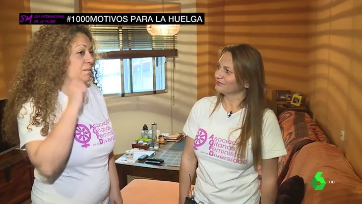 Gitanas, monjas y múltiples asociaciones se suman a la huelga feminista con un grito unánime: "No al machismo"