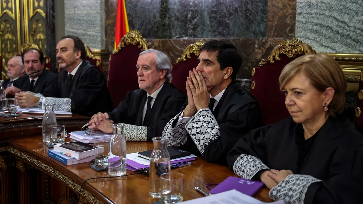 Tribunal en el juicio al 'procés'