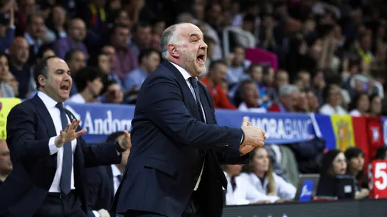 Pablo Laso, durante un partido Pablo Laso, durante un partido
