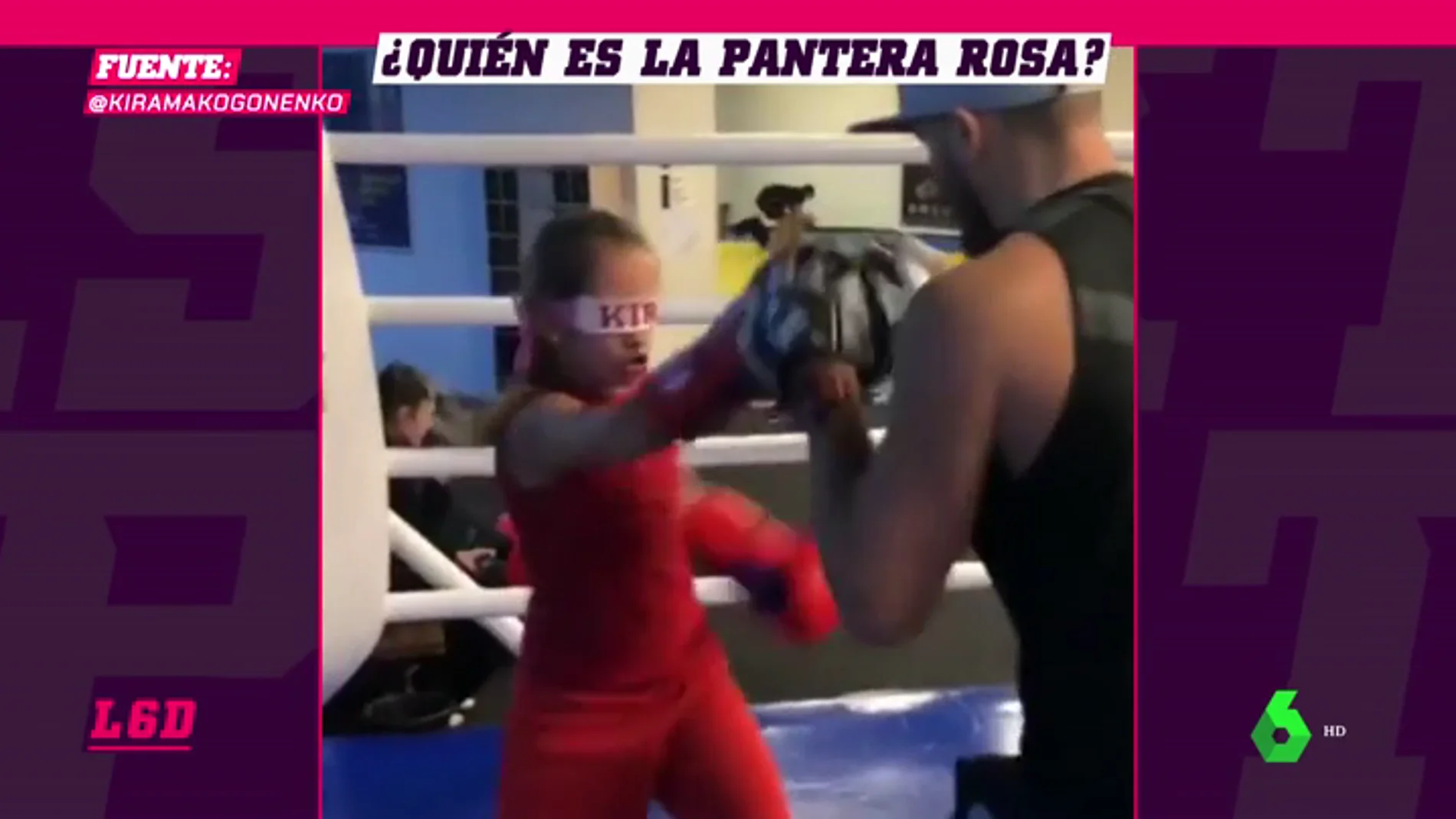 La pequeña 'Pantera Rosa' asombra al mundo con su entrenamiento extremo