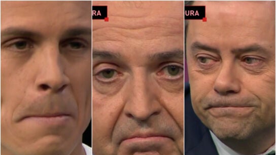 Caras largas en 'El Chiringuito' por la eliminación del Real Madrid