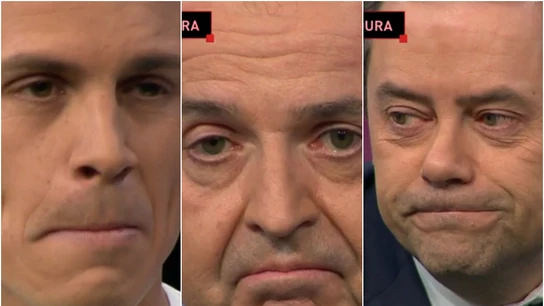 Caras largas en 'El Chiringuito' por la eliminación del Real Madrid Caras largas en 'El Chiringuito' por la eliminación del Real Madrid