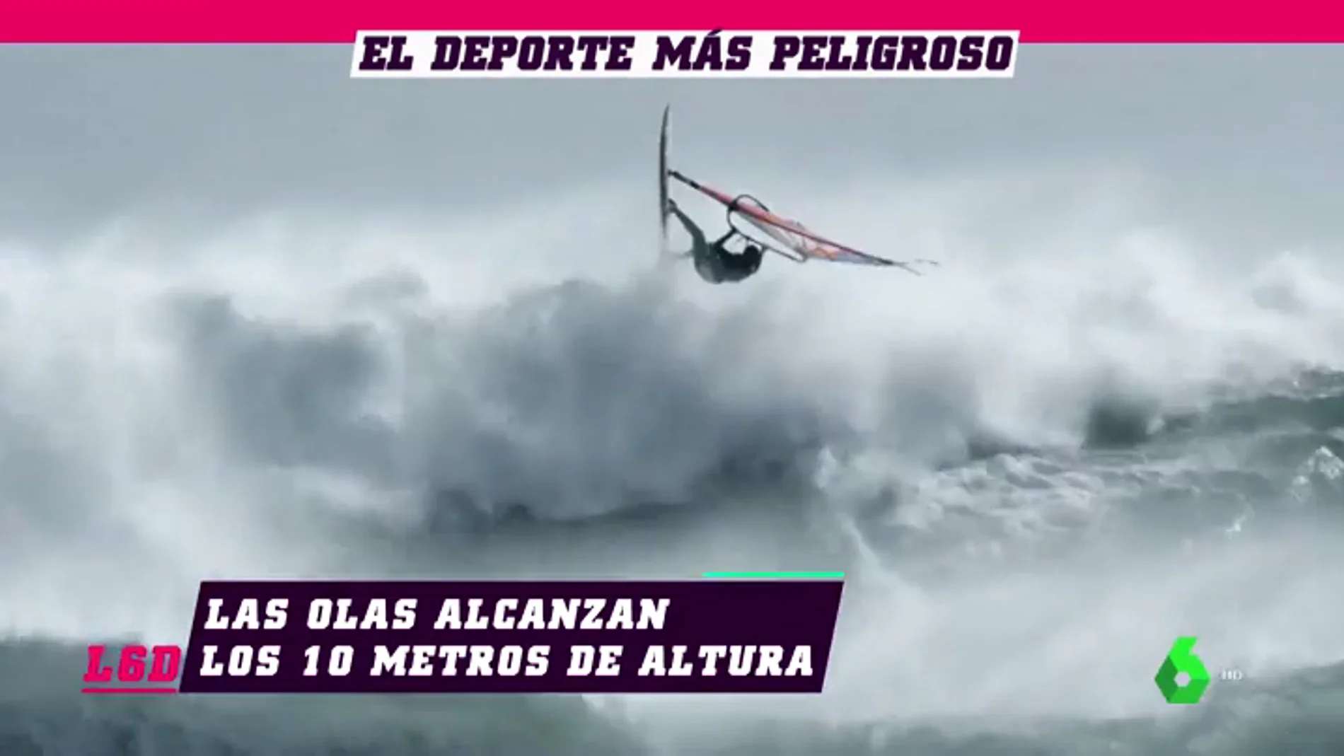 El torneo de windsurf definitivo: vientos de 100 kilómetros por hora y olas de 10 metros
