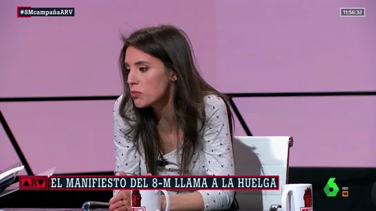 Irene Montero en ARV Irene Montero en ARV