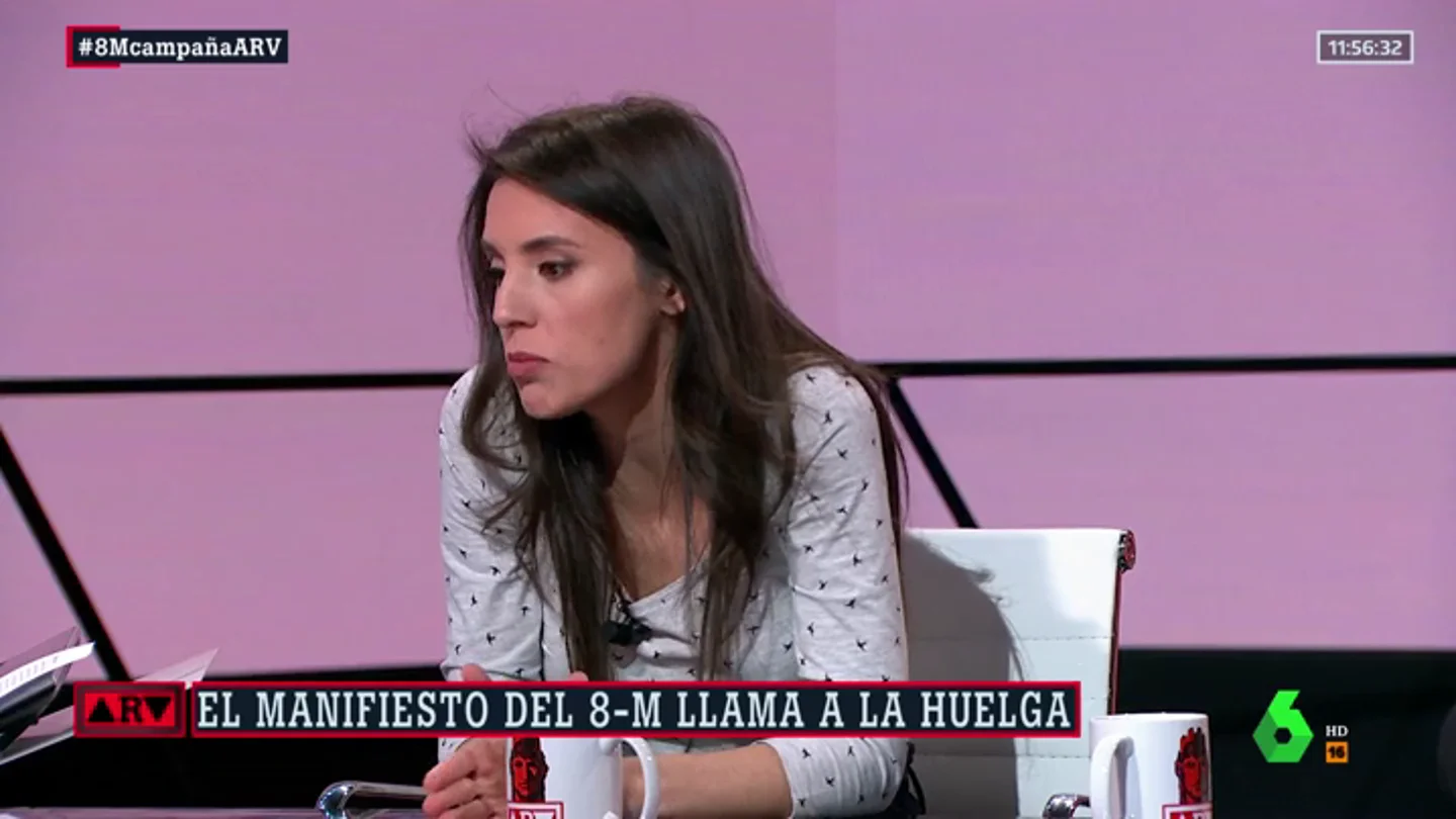 Irene Montero en ARV Irene Montero en ARV