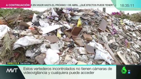 Del vertedero ilegal, al mar y del mar a nuestros est&oacute;magos: los peligros de la basura que se acumula en la costa de Santander