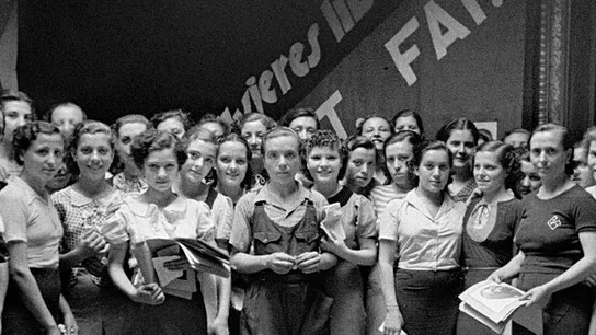 Mujeres anarquistas que componían la agrupación Mujeres Libres Mujeres anarquistas que componían la agrupación Mujeres Libres