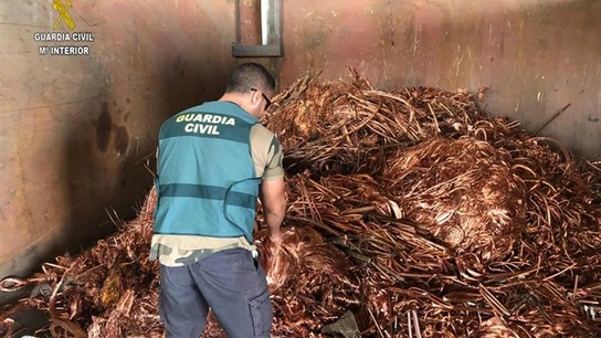 Cobre robado por la organización Cobre robado por la organización