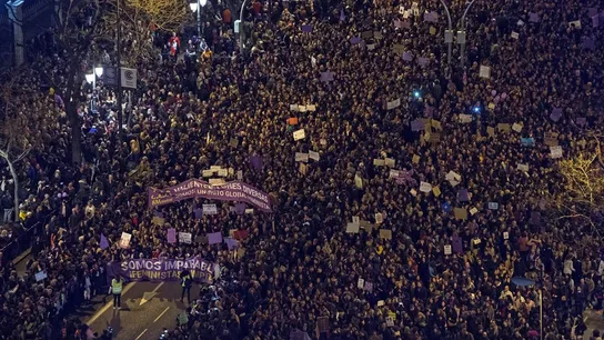 Manifestación en Madrid por el Día Internacional del la Mujer en 2019a 8M en Madrid Huelga feminista 8M en Madrid