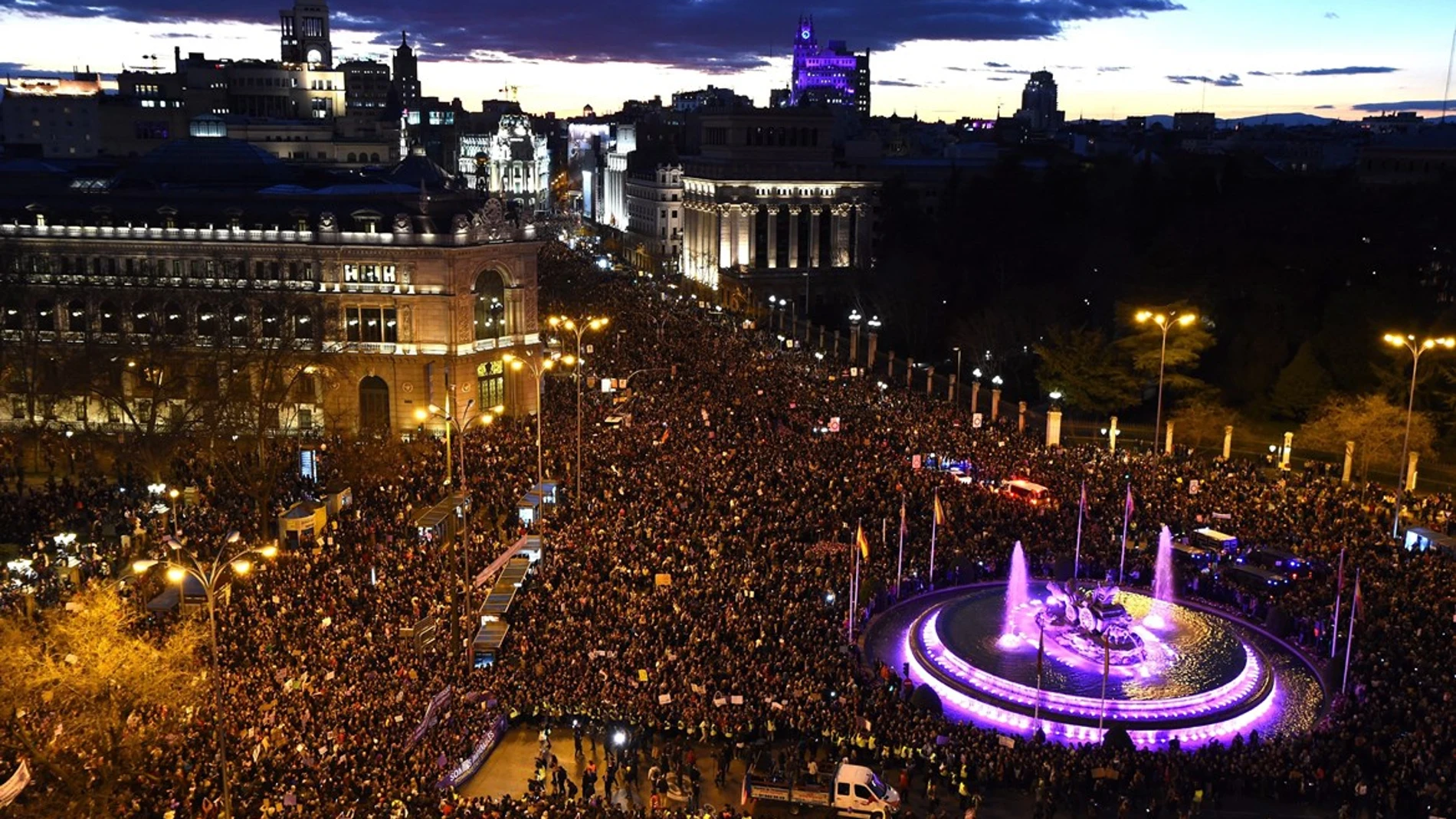 Manifestación del 8M de 2019 en Madrid